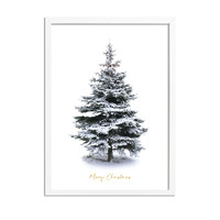 Weihnachtsposter Frohe Weihnachten Weihnachtsbaum - Goldlöckchen