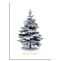 Weihnachtsposter Weihnachtsbaum Gold