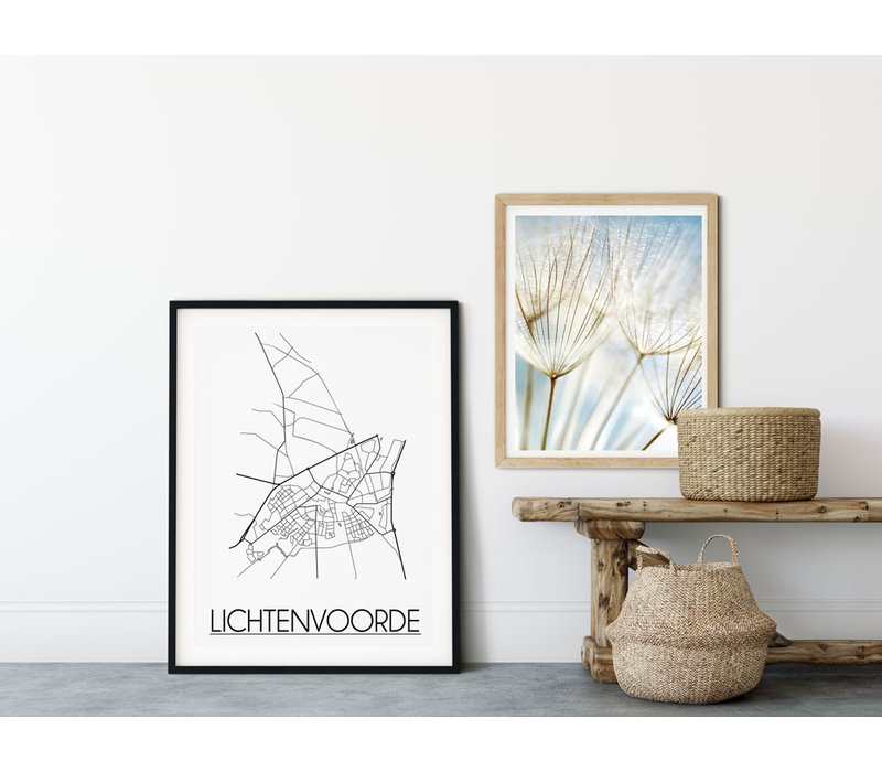 Lichtenvoorde Stadtplan-poster
