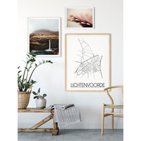 Lichtenvoorde Stadtplan-poster
