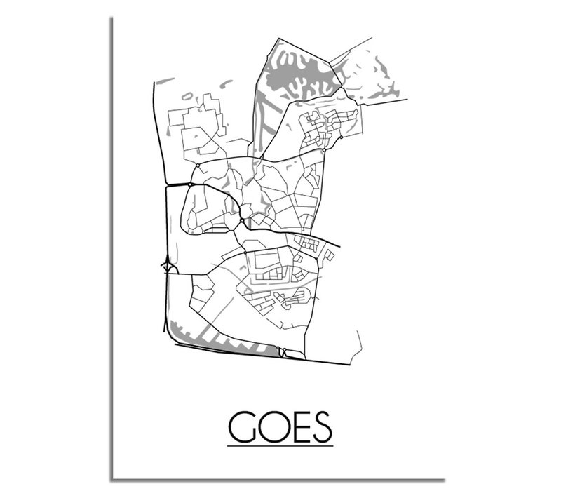 Goes Stadtplan-poster