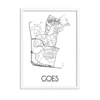 Goes Stadtplan-poster