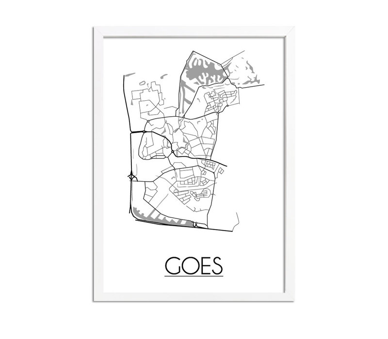 Goes Stadtplan-poster