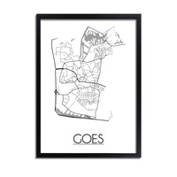 Goes Stadtplan-poster