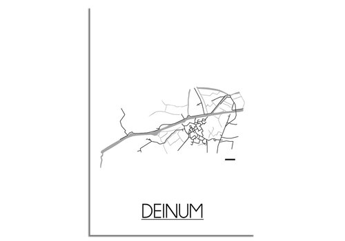 DesignClaud Deinum Stadtplan-poster