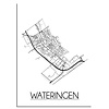 Wateringen Plattegrond poster