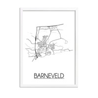 Barneveld Stadtplan-poster