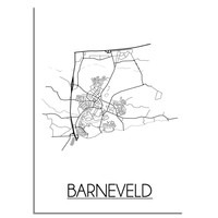 Barneveld Stadtplan-poster