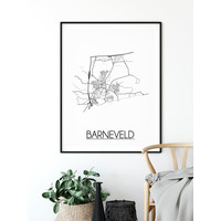Barneveld Stadtplan-poster