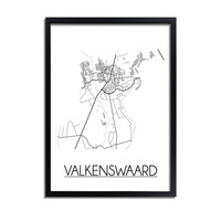 Valkenswaard Stadtplan-poster
