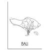Bali Stadtplan-poster