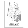 DesignClaud Vreeland Stadtplan-poster