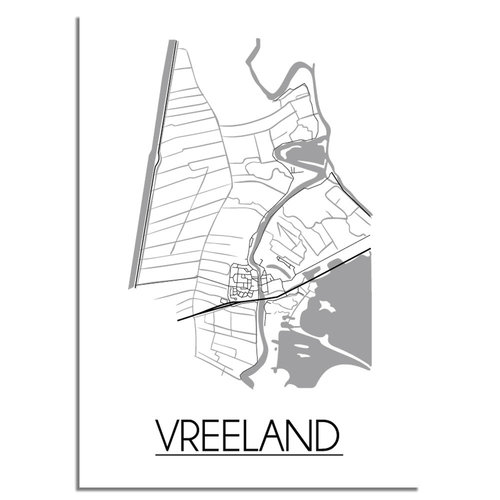 Vreeland Plattegrond poster 