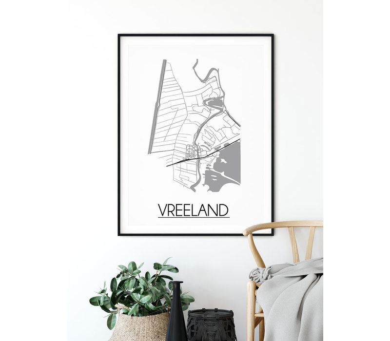 Vreeland Stadtplan-poster