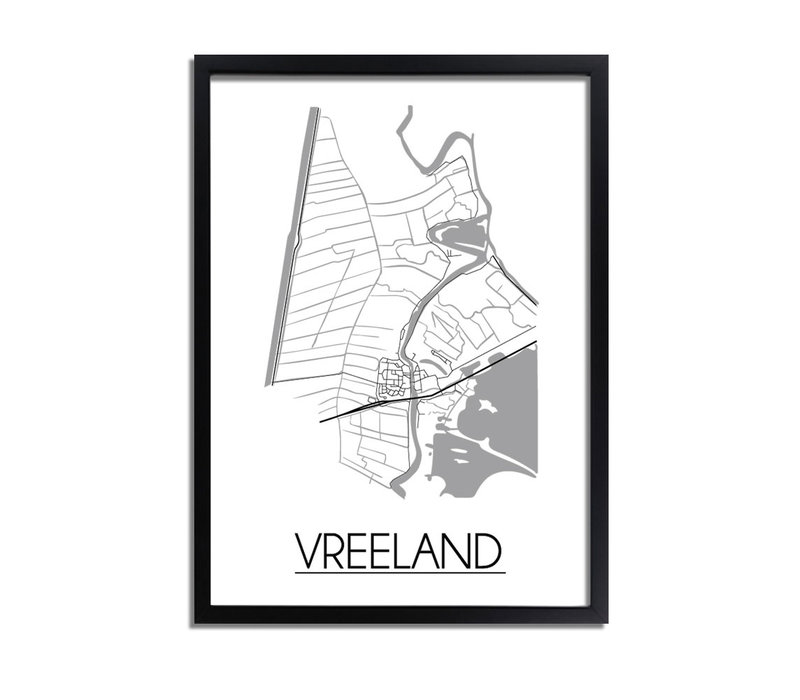 Vreeland Stadtplan-poster