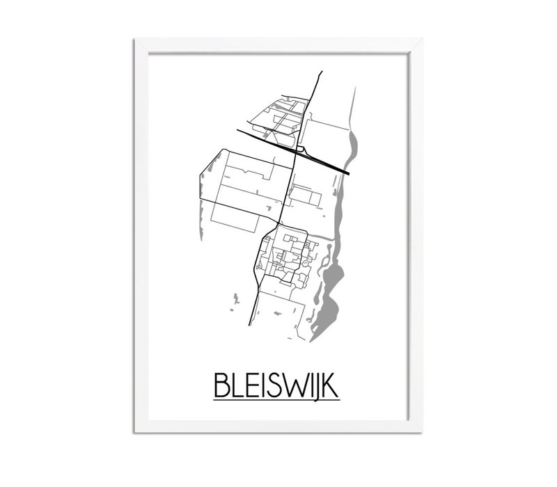 Bleijswijk Stadtplan-poster