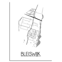 Bleijswijk Stadtplan-poster