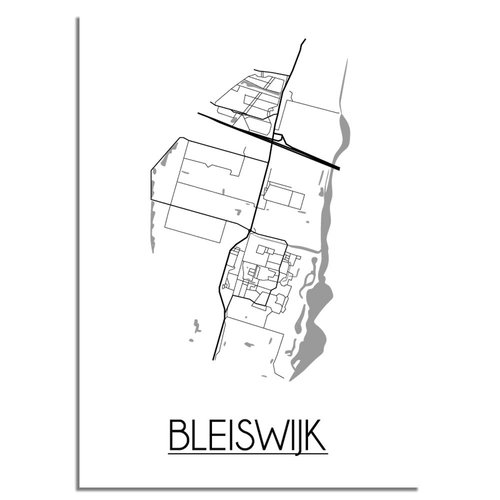 Bleijswijk Plattegrond poster 