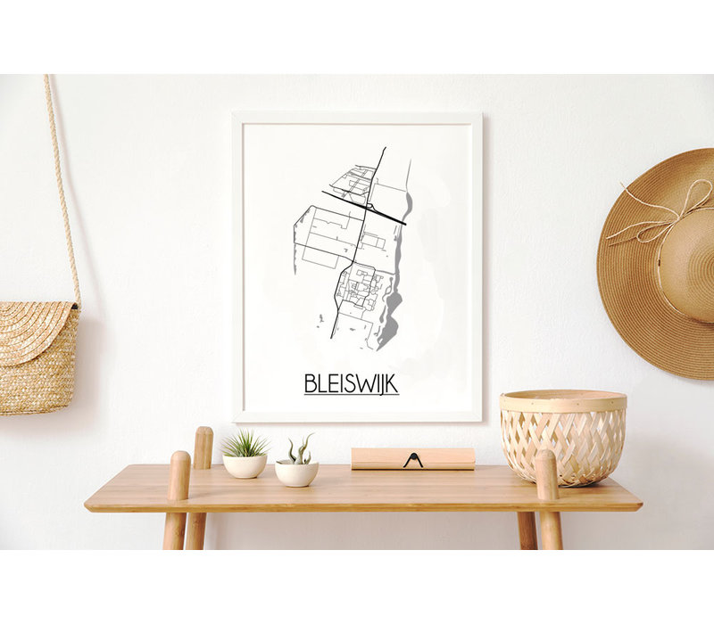 Bleijswijk Stadtplan-poster