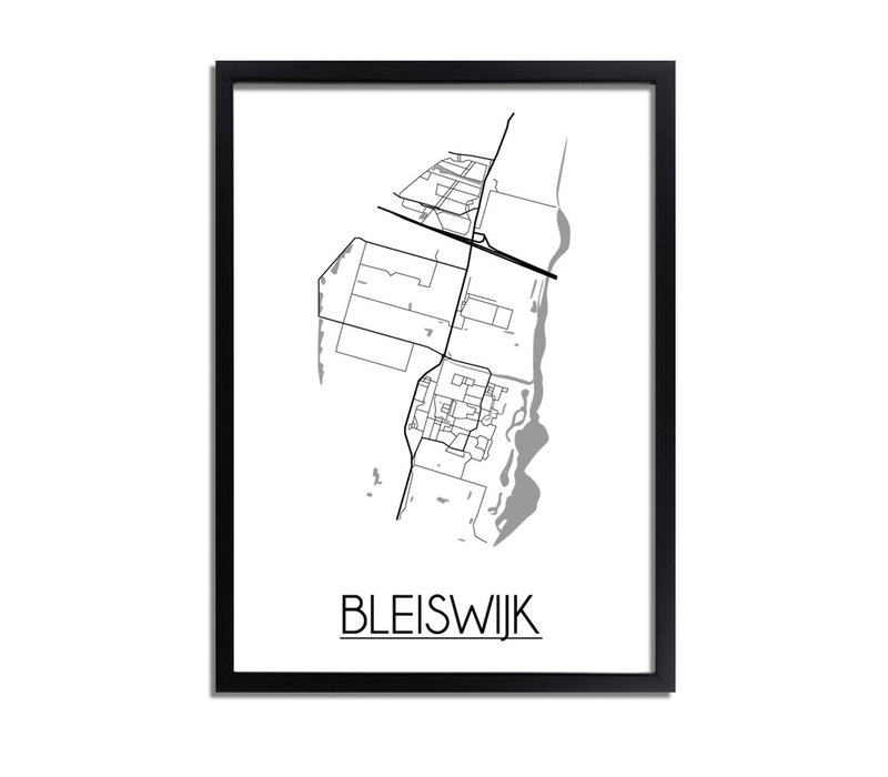 Bleijswijk Stadtplan-poster