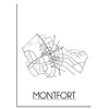 DesignClaud Montfort Plattegrond poster