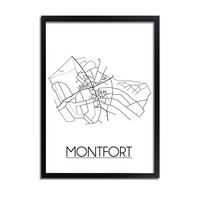 Montfort Plattegrond poster