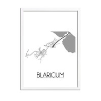 Blaricum Stadtplan-poster