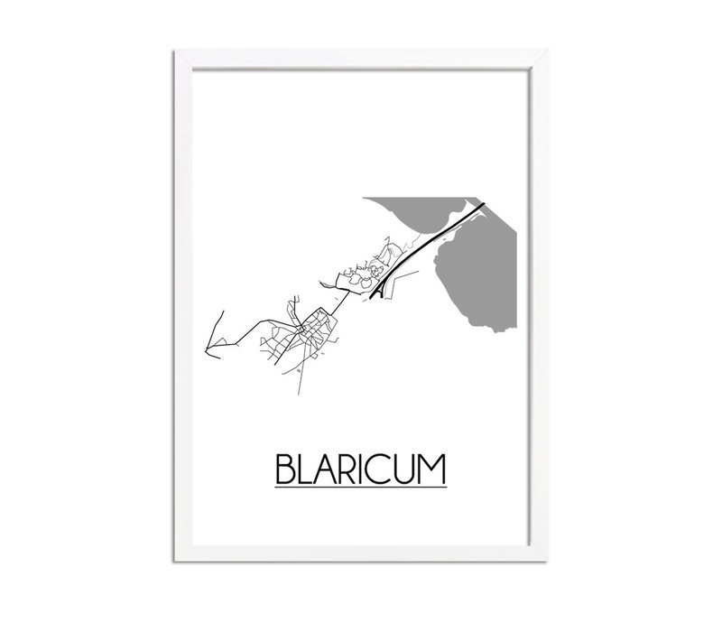 Blaricum Stadtplan-poster