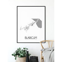 Blaricum Stadtplan-poster