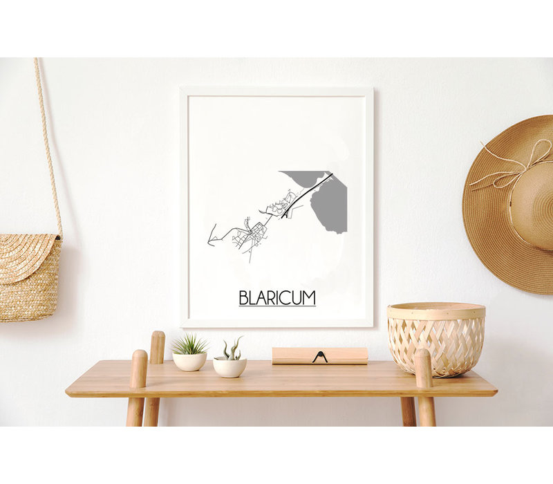 Blaricum Stadtplan-poster
