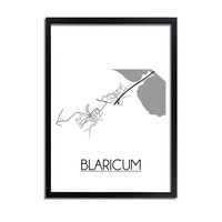 Blaricum Stadtplan-poster
