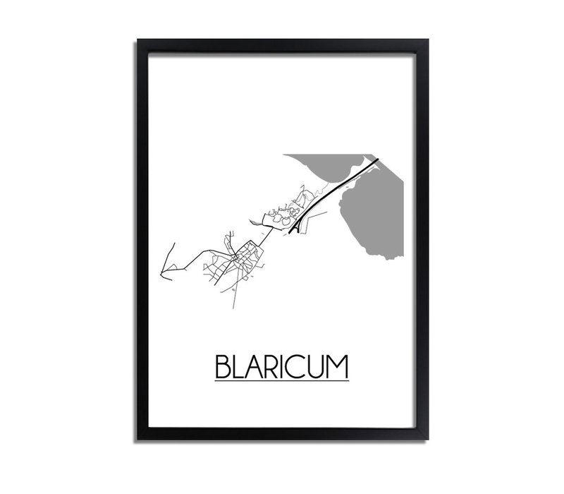 Blaricum Stadtplan-poster