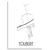 DesignClaud Tolbert Stadtplan-poster