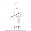 Tolbert Plattegrond poster