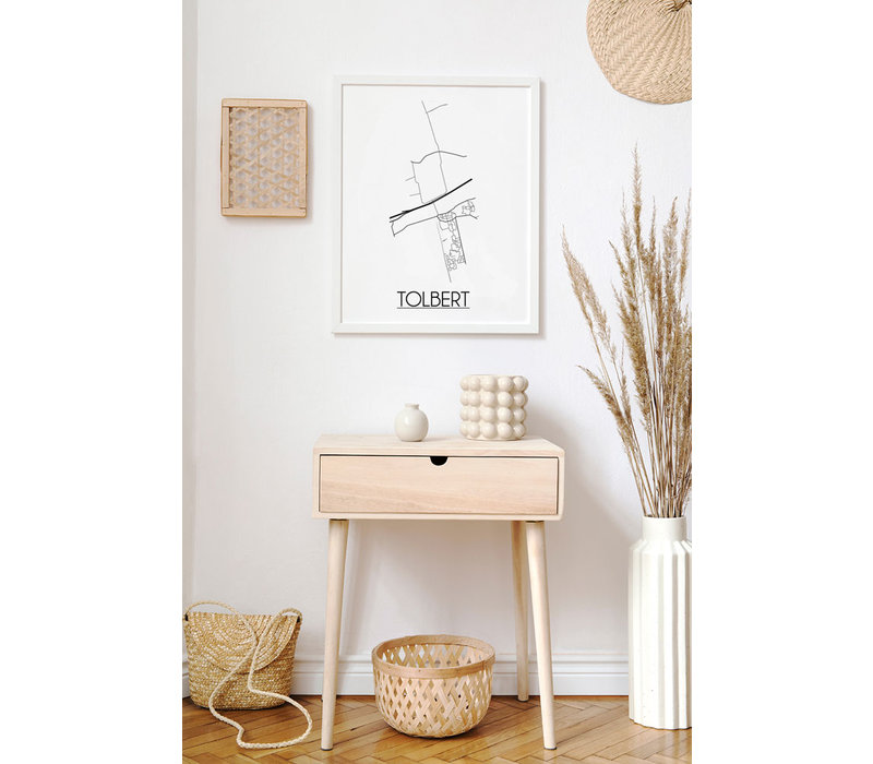 Tolbert Stadtplan-poster