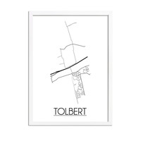 Tolbert Stadtplan-poster