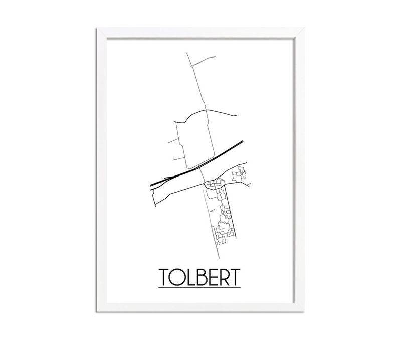 Tolbert Stadtplan-poster