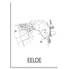 Eelde Stadtplan-poster
