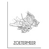 DesignClaud Zoetermeer Stadtplan-poster