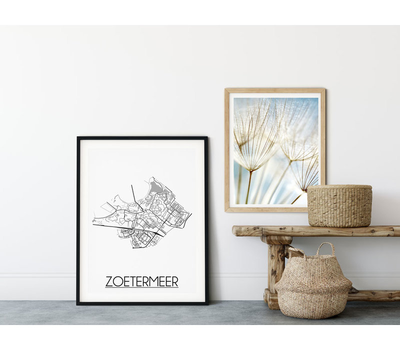 Zoetermeer Stadtplan-poster