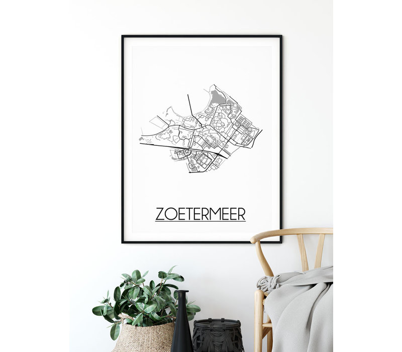 Zoetermeer Plattegrond poster