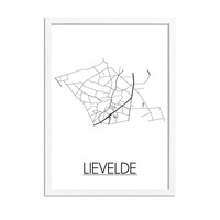 Lievelde Stadtplan-poster