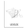 Lievelde Stadtplan-poster