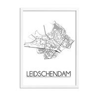 Leidschendam Plattegrond poster