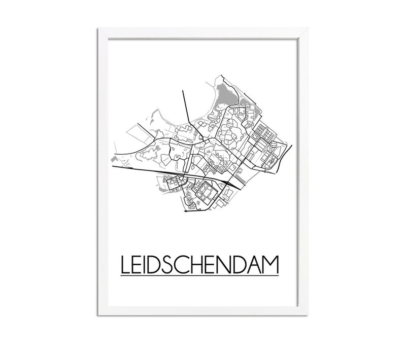 Leidschendam Stadtplan-poster