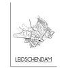 DesignClaud Leidschendam Plattegrond poster