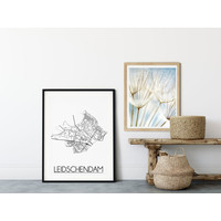 Leidschendam Stadtplan-poster