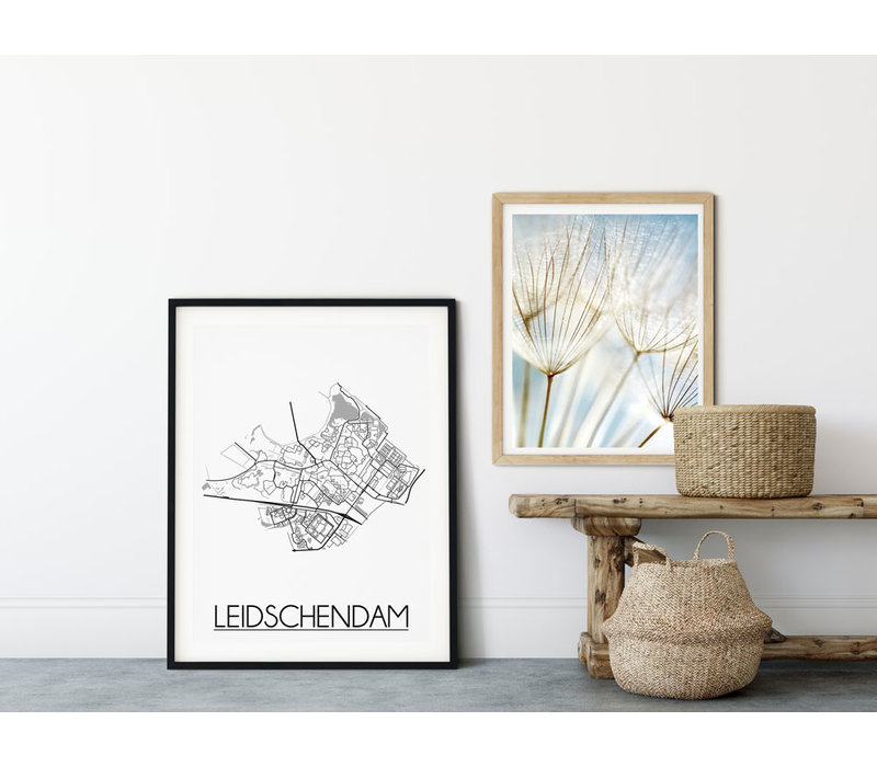 Leidschendam Plattegrond poster