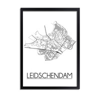 Leidschendam Stadtplan-poster