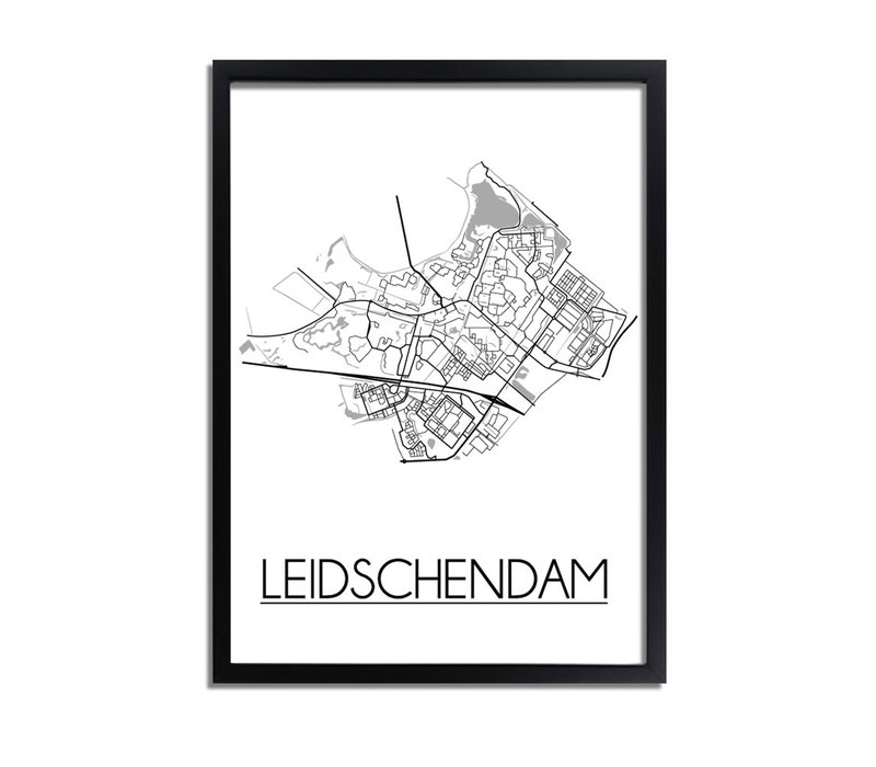 Leidschendam Stadtplan-poster